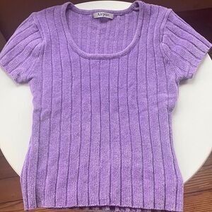 Y2K Baby Tee soft Ribbed Knit Top